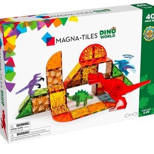 40-Piece MAGNA-TILES Dino World
